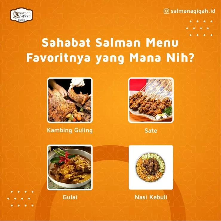 Paket Aqiqah Murah Pengolahan Daging Kambing Berkualitas Tinggi di Jakarta Selatan, Hubungi WA 081511192287